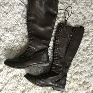 XOXO Lace-Up Boot
